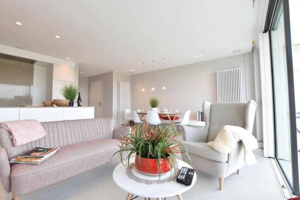 Luxe Apt In Centrum Bredene Overlooking The Dunes Экстерьер фото